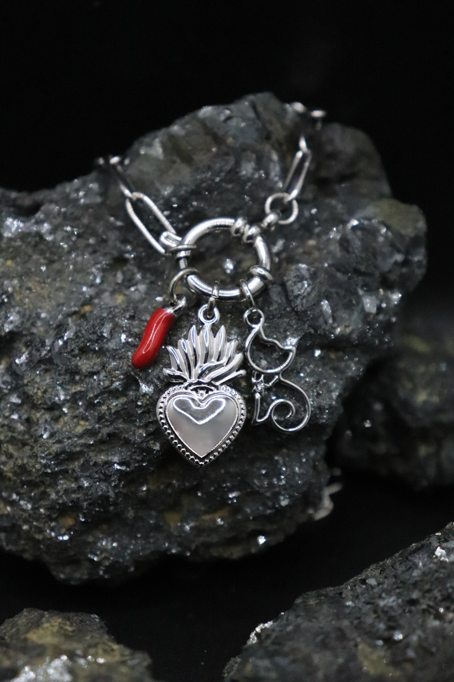 Daisy Necklace - Silver