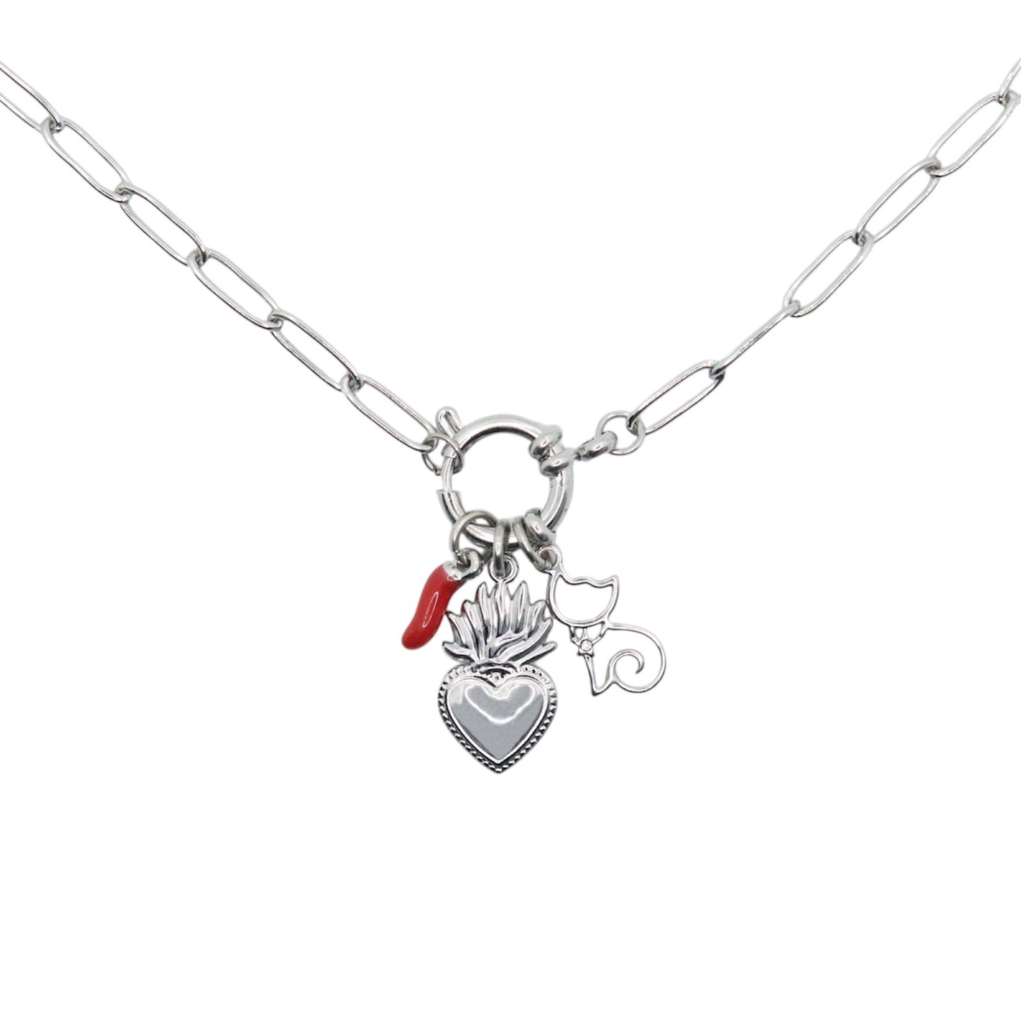 Collana Daisy - Argentata